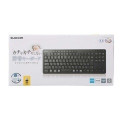 【美品】静音ワイヤレスキーボードの画像
