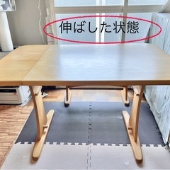 ※お取引中※　ダイニングテーブルセット(テーブルサイズ変更可能タイプ)の画像