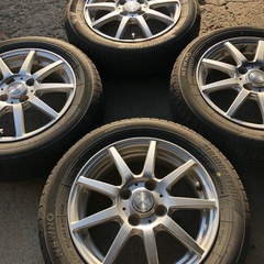 ☆お話中☆BS 155/65r14 夏、アルミ付 4本の画像