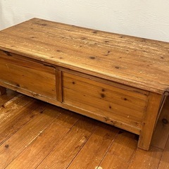 コーヒーテーブル　古材使用のお品ですの画像