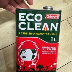 【新品・未使用】Coleman ECO CLEANコールマン エコクリーン ピュアホワイトガソリン II 1Lの画像