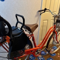 チャイルドシート付　自転車