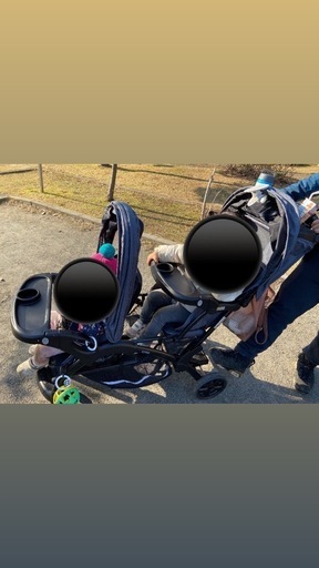 カトージ二人乗りベビーカー