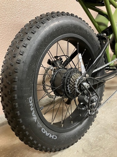 美品】CYCOO GHOST マットカーキ (☆) 国領の電動アシスト自転車