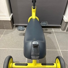 中古　ディーバイクダックスの幼児用折りたたみ三輪車イエロー🟨の画像