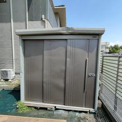 引き取り限定タクボ物置Mr.ストックマン 解体済みND-2208袖ケ浦ブラウンの画像