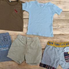 男の子の夏服まとめ売り　80cm トップス9着、ボトムス7着の画像