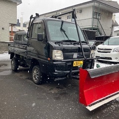 苫小牧発　車検長期！コミコミ　クレーン、プラウ付き　EL付5MT...