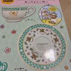 ひつじのショーン、ベビーショーン、アフタヌーンティーパーティーカップ&ソーサーの画像