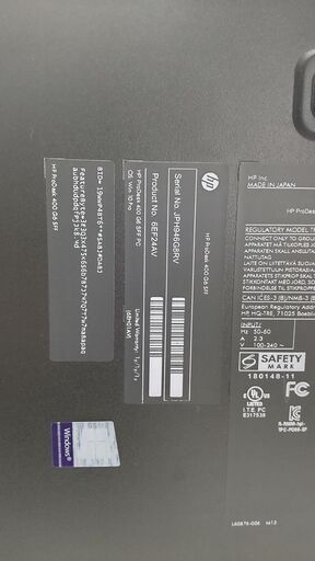 HP ProDesk 400 G6 Corei3-9100 メモリ16GB SSD256GB Win11 Pro