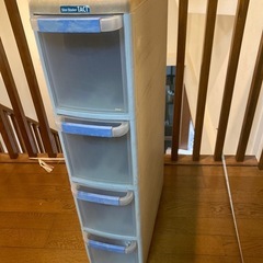 隙間収納ケース　4段引出の画像
