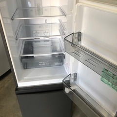 NO B177🌈福岡市内配送設置無料✨🌈冷蔵庫 Pシリーズ マットチャコール MR-P15F-H [146L /2ドア /右開きタイプ] [冷凍室 46L]  2021年の画像