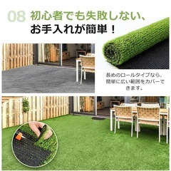 ✨新品✨人工芝ロール 1m×１０ｍ（芝丈３０ｍｍ）の画像