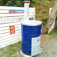 ドラム缶200l 焼却炉　配達設置します。の画像