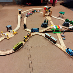 ブリオ BRIO 電車 レール トーマス おもちゃの画像