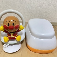 アンパンマン おまる 
補助便座　　　 の画像