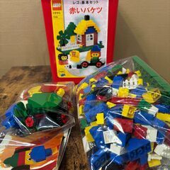 LEGO 赤いバケツ 「レゴ 基本セット」 7336の画像