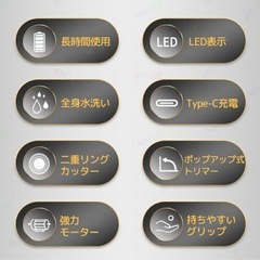 ★新品未使用★マルチ電動シェーバーの画像