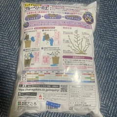 ブルーベリーの土の画像