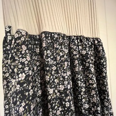 レディース ＬＬノースリーブサマーニットドッキングワンピース花柄の画像