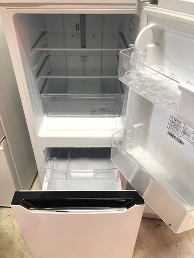 NO B167 ?福岡市内配送設置無料✨?ハイセンス 【右開き】130L 2ドアノンフロン冷蔵庫 エディオンオリジナル パールホワイト