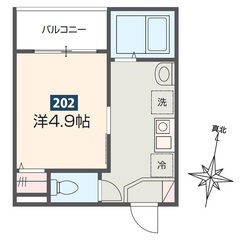 🏢安心の叶えRoom✨『1K』川口市西青木🎶敷金礼金無料💰✨人気...