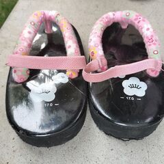 子供の草履/かかと紐付き★17cmの画像