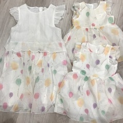 三姉妹ワンピセットの画像