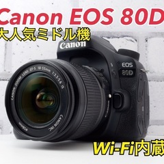 Wi-Fi内蔵！Canon EOS 80D●豪華な付属品●人気ミ...
