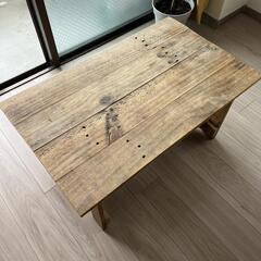 木製ローテーブル