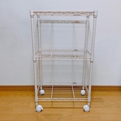 スチールラック 3段 幅45cm ベージュ