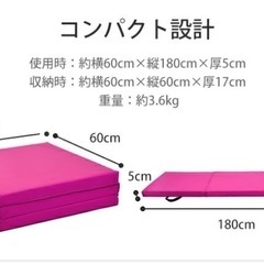 折りたたみ式ストレッチマットの画像