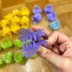 フラワーヘアクリップ30個セットの画像