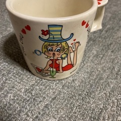 昭和レトロなコーヒーカップ　マグカップの画像