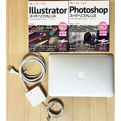 【MacBookAir 2013（11インチ）】アドビOK！・本もセットの画像
