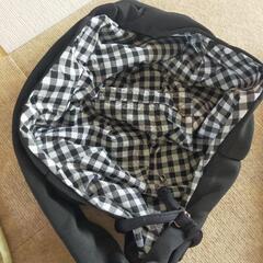 【お盆セール】ペット スリング 犬 猫 飛び出し防止 ペット用品 キャリー ブラック 8kgの画像