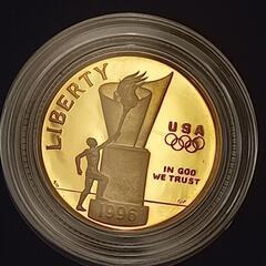 金貨　21.6k アトランタ　オリンピック　記念金貨