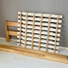 すのこタイプのベッドの画像