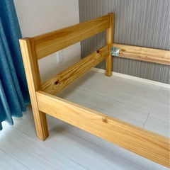 すのこタイプのベッドの画像