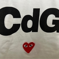 Comme des Garons CdG ロゴ Tシャツの画像