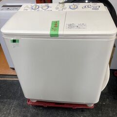 ☆中古￥8,800！AQUA　2層式4.5kg洗濯機　家電　20...