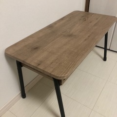 アイアンウッドミニマムローテブルの画像