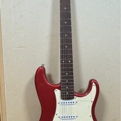BUSKER'S エレクトリックギター 赤色