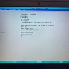 美品 起動確認済みジャンク 10世代CPU Lenovo ideapadの画像