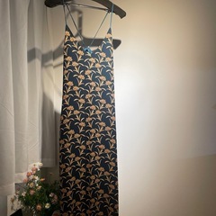 花柄　ワンピース