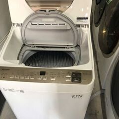 NO B179 ★格安特価★福岡市内配送設置無料★ 縦型洗濯乾燥機 ゴールド系 ES-T5FBK-N [洗濯5.5kg /乾燥3.5kg /ヒーター乾燥 /上開き] 2022年の画像