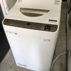 NO B179 ★格安特価★福岡市内配送設置無料★ 縦型洗濯乾燥機 ゴールド系 ES-T5FBK-N [洗濯5.5kg /乾燥3.5kg /ヒーター乾燥 /上開き] 2022年の画像