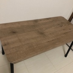 場所とらず  アイアンウッドミニマムローテブルの画像