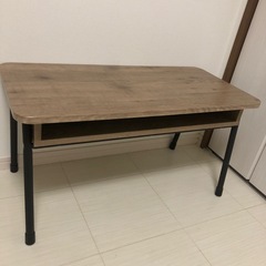 場所とらず  アイアンウッドミニマムローテブルの画像