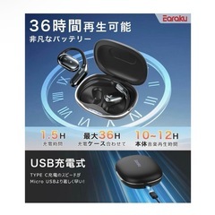 ★新品未使用★オープンイヤーイヤホンの画像